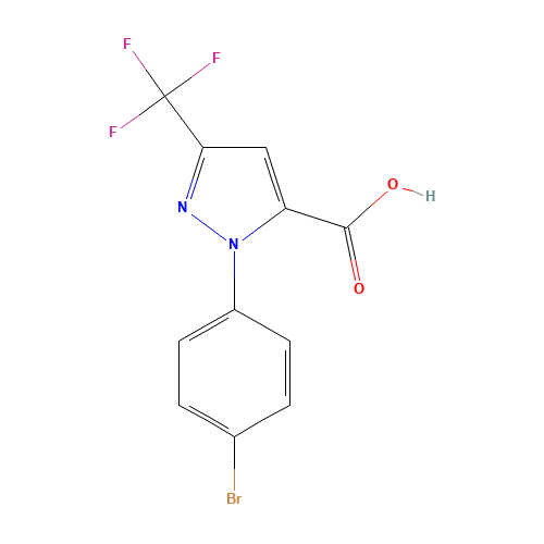 2-(4-bromophenyl)-5-(trifluoromethyl)pyrazole-3-carboxylic acid (CAS: 1211520-63-6) - Related Chemical Product