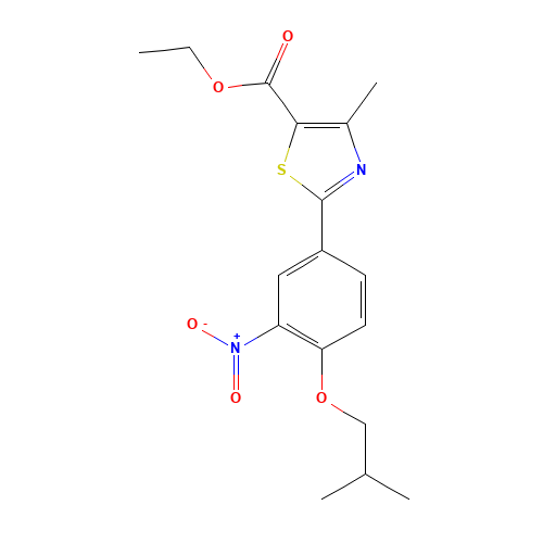 ethyl 4-methyl-2-[4-(2-methylpropoxy)-3-nitrophenyl]-1,3-thiazole-5-carboxylate (CAS: 144060-93-5) - Related Chemical Product