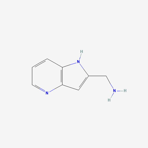 1H-pyrrolo[3,2-b]pyridin-2-ylmethanamine (CAS: 1245808-67-6) - Chemical Structure and Molecular Formula 