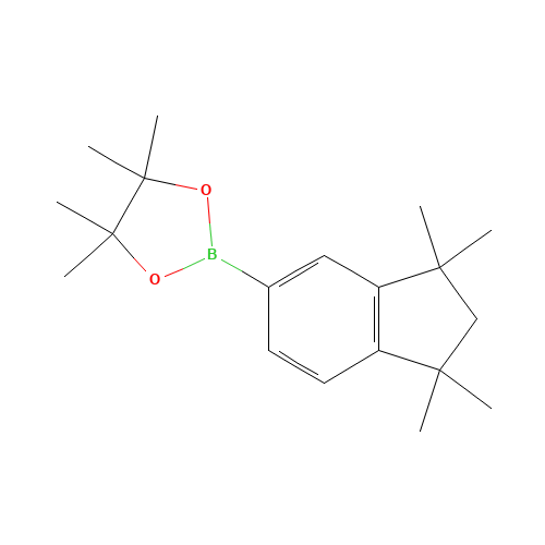 4,4,5,5-tetramethyl-2-(1,1,3,3-tetramethyl-2H-inden-5-yl)-1,3,2-dioxaborolane (CAS: 1312464-73-5) - Related Chemical Product