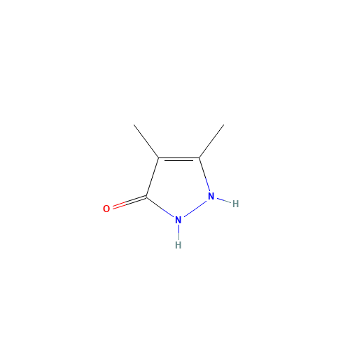 4,5-dimethyl-1,2-dihydropyrazol-3-one (CAS: 4344-72-3) - Related Chemical Product
