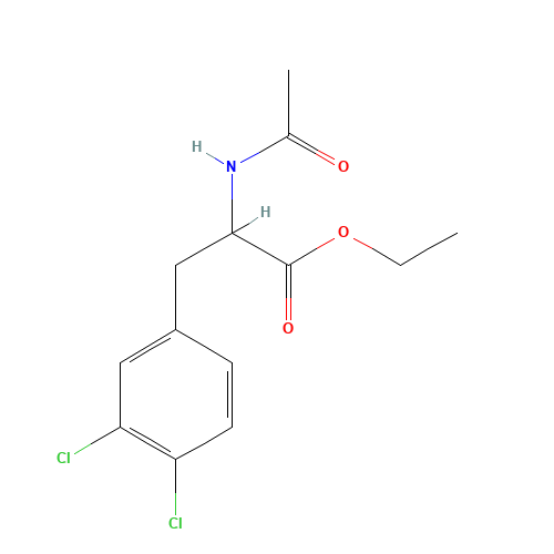 ethyl 2-acetamido-3-(3,4-dichlorophenyl)propanoate (CAS: 153828-98-9) - Related Chemical Product
