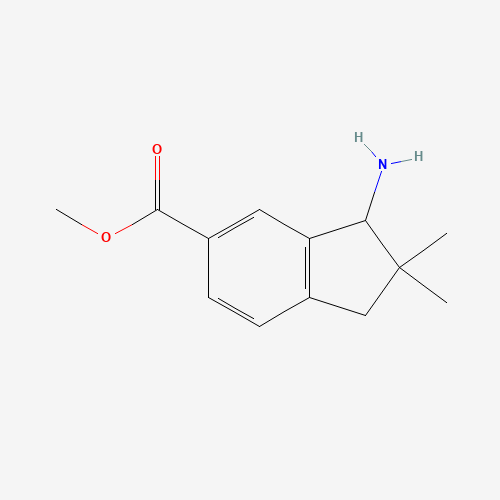 methyl 3-amino-2,2-dimethyl-1,3-dihydroindene-5-carboxylate (CAS: 1246505-75-8) - Related Chemical Product