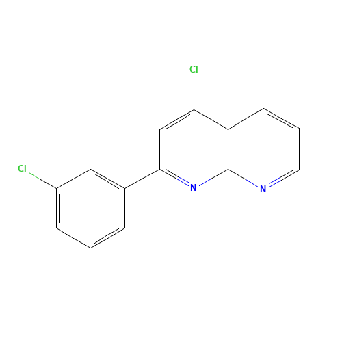 4-chloro-2-(3-chlorophenyl)-1,8-naphthyridine (CAS: 1323919-31-8) - Related Chemical Product