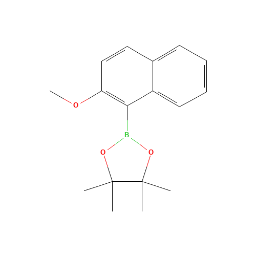 2-(2-methoxynaphthalen-1-yl)-4,4,5,5-tetramethyl-1,3,2-dioxaborolane (CAS: 269410-05-1) - Related Chemical Product