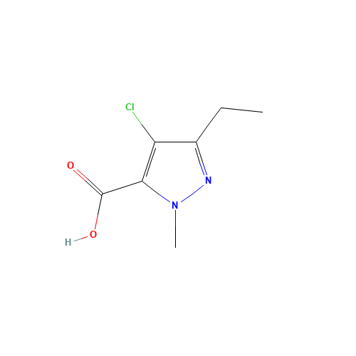 4-chloro-5-ethyl-2-methylpyrazole-3-carboxylic acid (CAS: 127892-62-0) - Related Chemical Product