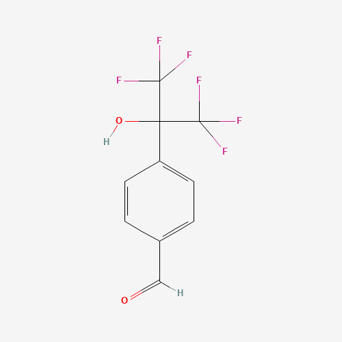 4-(1,1,1,3,3,3-hexafluoro-2-hydroxypropan-2-yl)benzaldehyde (CAS: 88911-87-9) - Related Chemical Product