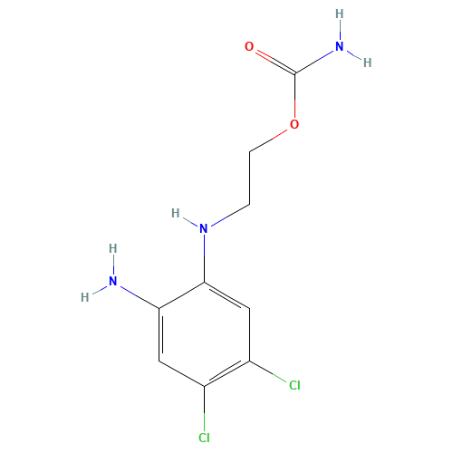 2-(2-amino-4,5-dichloroanilino)ethyl carbamate (CAS: 13346-88-8) - Related Chemical Product