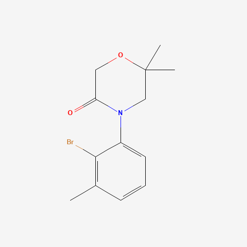 4-(2-bromo-3-methylphenyl)-6,6-dimethylmorpholin-3-one (CAS: 1319197-29-9) - Related Chemical Product