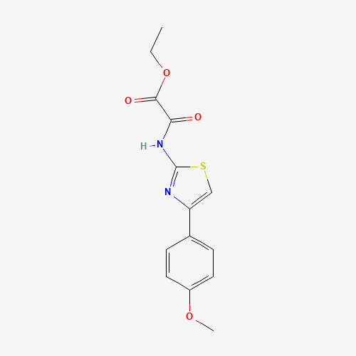 ethyl 2-[[4-(4-methoxyphenyl)-1,3-thiazol-2-yl]amino]-2-oxoacetate (CAS: 74531-88-7) - Related Chemical Product