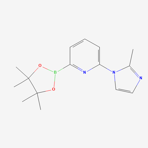 2-(2-methylimidazol-1-yl)-6-(4,4,5,5-tetramethyl-1,3,2-dioxaborolan-2-yl)pyridine (CAS: 1264141-88-9) - Related Chemical Product