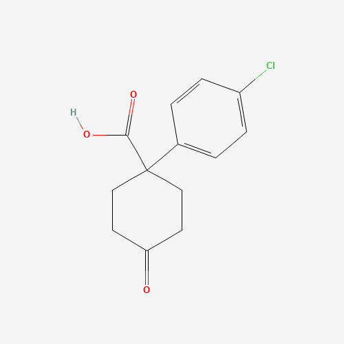 1-(4-chlorophenyl)-4-oxocyclohexane-1-carboxylic acid (CAS: 854446-73-4) - Related Chemical Product