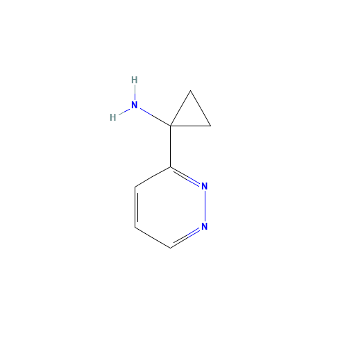 1-pyridazin-3-ylcyclopropan-1-amine (CAS: 1159878-08-6) - Related Chemical Product