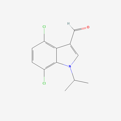 4,7-dichloro-1-propan-2-ylindole-3-carbaldehyde (CAS: 1350761-06-6) - Related Chemical Product
