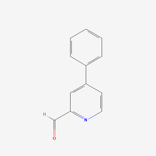 4-phenylpyridine-2-carbaldehyde (CAS: 55218-76-3) - Chemical Structure and Molecular Formula 