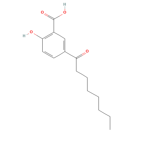 2-hydroxy-5-octanoylbenzoic acid (CAS: 78418-01-6) - Related Chemical Product