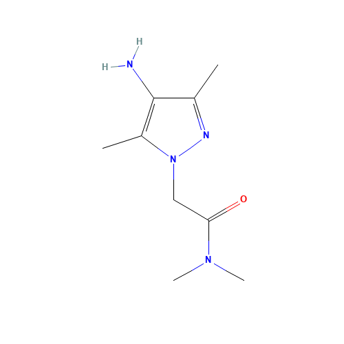 2-(4-amino-3,5-dimethylpyrazol-1-yl)-N,N-dimethylacetamide (CAS: 1152950-81-6) - Related Chemical Product