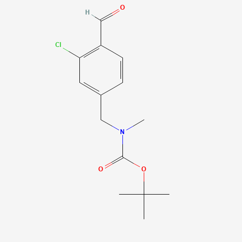 tert-butyl N-[(3-chloro-4-formylphenyl)methyl]-N-methylcarbamate (CAS: 1552310-50-5) - Related Chemical Product