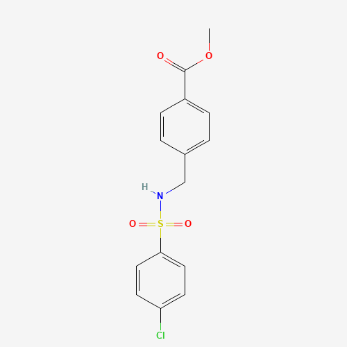methyl 4-[[(4-chlorophenyl)sulfonylamino]methyl]benzoate (CAS: 1186212-02-1) - Related Chemical Product