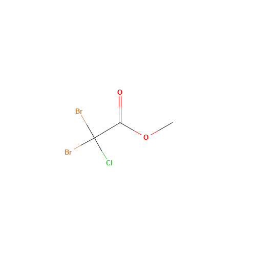 methyl 2,2-dibromo-2-chloroacetate (CAS: 20428-75-5) - Chemical Structure and Molecular Formula 