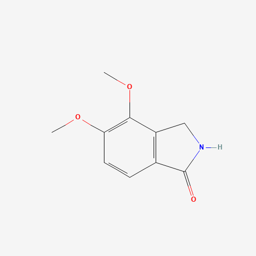 4,5-dimethoxy-2,3-dihydroisoindol-1-one (CAS: 954239-37-3) - Chemical Structure and Molecular Formula 
