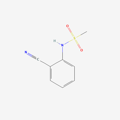 N-(2-cyanophenyl)methanesulfonamide (CAS: 50790-29-9) - Chemical Structure and Molecular Formula 