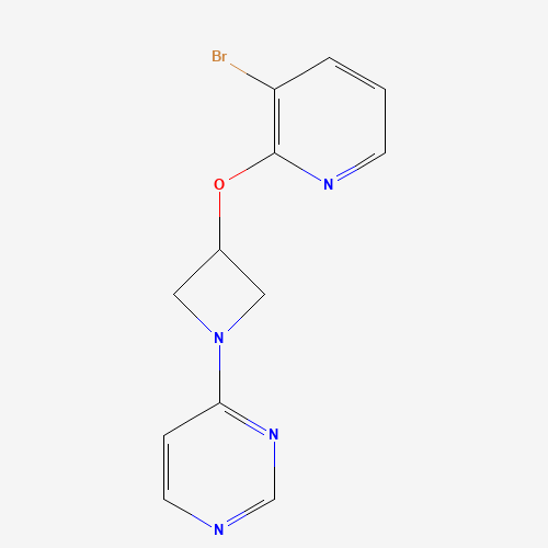4-[3-(3-bromopyridin-2-yl)oxyazetidin-1-yl]pyrimidine (CAS: 1350606-72-2) - Related Chemical Product