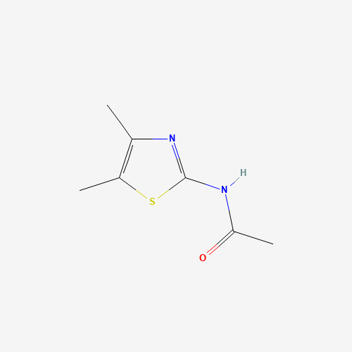 N-(4,5-dimethyl-1,3-thiazol-2-yl)acetamide (CAS: 77223-18-8) - Chemical Structure and Molecular Formula 