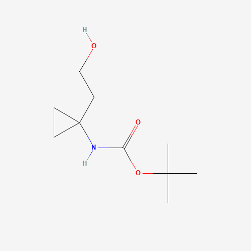 tert-butyl N-[1-(2-hydroxyethyl)cyclopropyl]carbamate (CAS: 753023-57-3) - Related Chemical Product