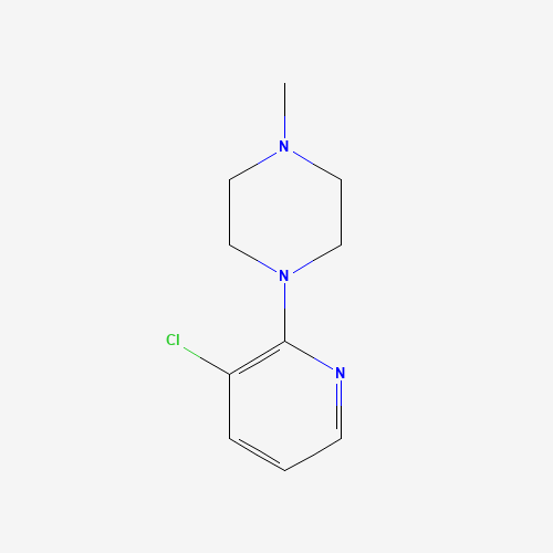 1-(3-chloropyridin-2-yl)-4-methylpiperazine (CAS: 87394-57-8) - Chemical Structure and Molecular Formula 