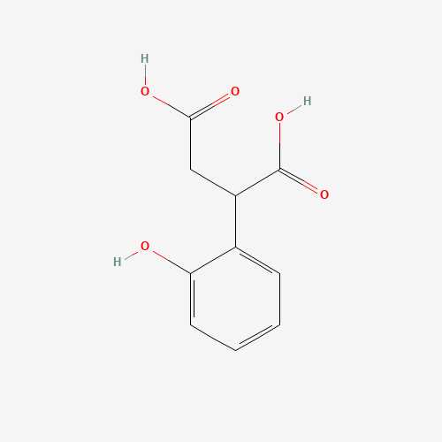 2-(2-hydroxyphenyl)butanedioic acid (CAS: 73923-83-8) - Chemical Structure and Molecular Formula 
