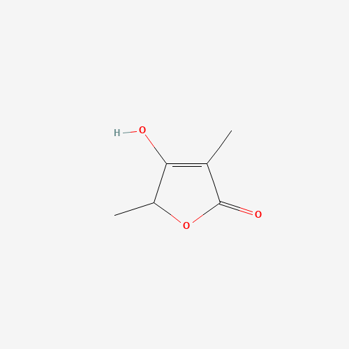 3-hydroxy-2,4-dimethyl-2H-furan-5-one (CAS: 22621-29-0) - Chemical Structure and Molecular Formula 