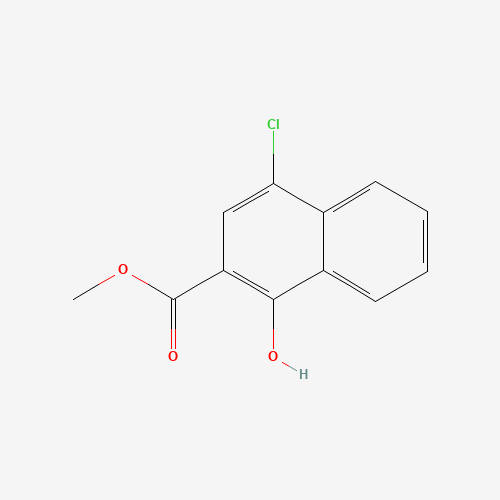 methyl 3-chloro-4-hydroxynaphthalene-2-carboxylate (CAS: 135241-08-6) - Chemical Structure and Molecular Formula 