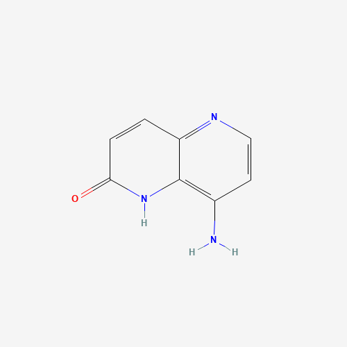 8-amino-1H-1,5-naphthyridin-2-one (CAS: 615568-32-6) - Chemical Structure and Molecular Formula 