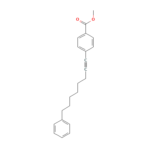 methyl 4-(8-phenyloct-1-ynyl)benzoate (CAS: 1334237-07-8) - Related Chemical Product