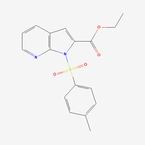 ethyl 1-(4-methylphenyl)sulfonylpyrrolo[2,3-b]pyridine-2-carboxylate (CAS: 1265235-20-8) - Chemical Structure and Molecular Formula 