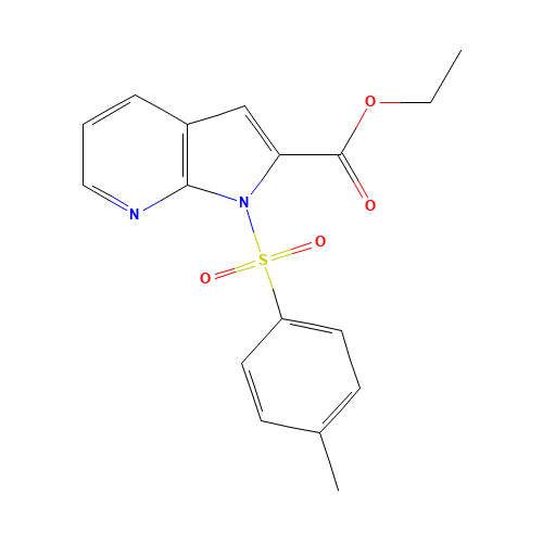 ethyl 1-(4-methylphenyl)sulfonylpyrrolo[2,3-b]pyridine-2-carboxylate (CAS: 1265235-20-8) - Related Chemical Product