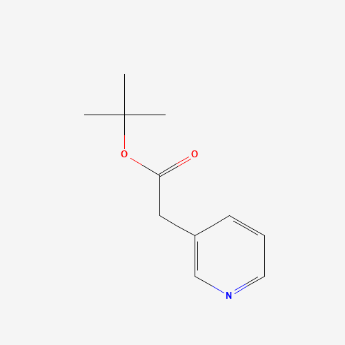tert-butyl 2-pyridin-3-ylacetate (CAS: 69713-27-5) - Chemical Structure and Molecular Formula 