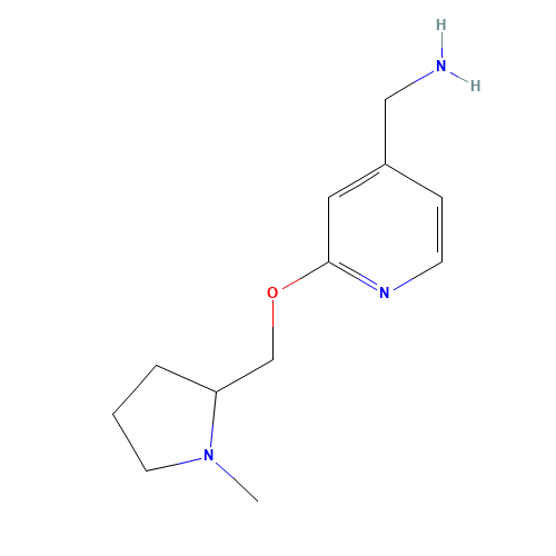 [2-[(1-methylpyrrolidin-2-yl)methoxy]pyridin-4-yl]methanamine (CAS: 442846-55-1) - Related Chemical Product