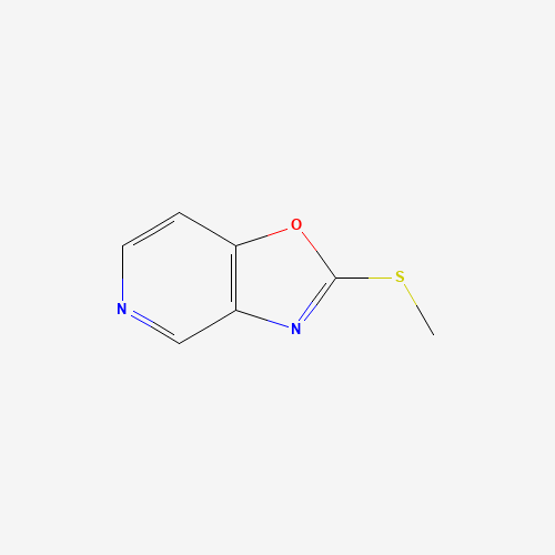 2-methylsulfanyl-[1,3]oxazolo[4,5-c]pyridine (CAS: 120208-25-5) - Chemical Structure and Molecular Formula 