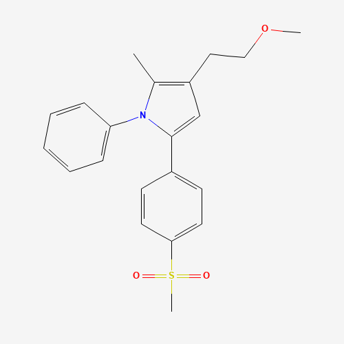 3-(2-methoxyethyl)-2-methyl-5-(4-methylsulfonylphenyl)-1-phenylpyrrole (CAS: 1005451-57-9) - Related Chemical Product