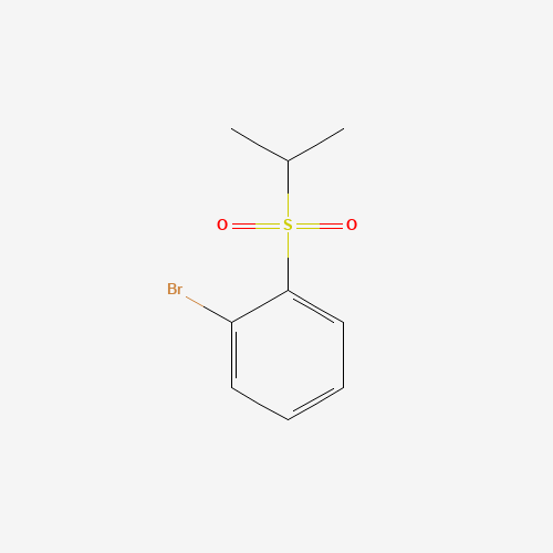 1-bromo-2-propan-2-ylsulfonylbenzene (CAS: 900174-43-8) - Chemical Structure and Molecular Formula 