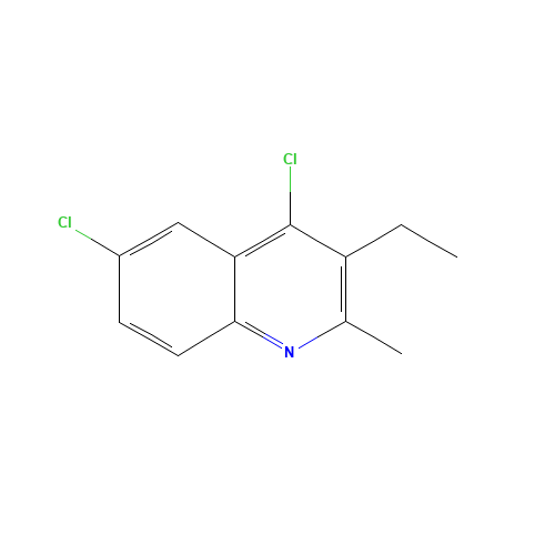4,6-dichloro-3-ethyl-2-methylquinoline (CAS: 1136-63-6) - Related Chemical Product