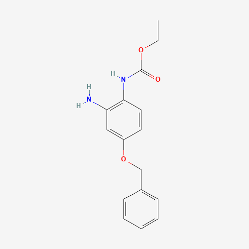 ethyl N-(2-amino-4-phenylmethoxyphenyl)carbamate (CAS: 1043425-09-7) - Related Chemical Product