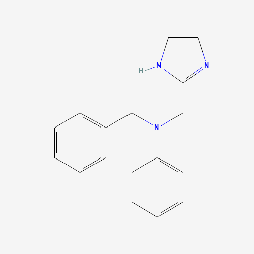 N-benzyl-N-(4,5-dihydro-1H-imidazol-2-ylmethyl)aniline (CAS: 91-75-8) - Related Chemical Product