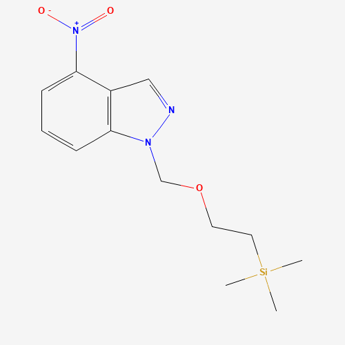 trimethyl-[2-[(4-nitroindazol-1-yl)methoxy]ethyl]silane (CAS: 697739-00-7) - Related Chemical Product