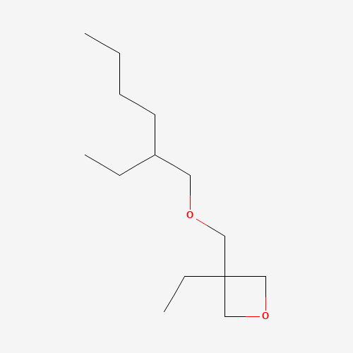 3-ethyl-3-(2-ethylhexoxymethyl)oxetane (CAS: 298695-60-0) - Chemical Structure and Molecular Formula 