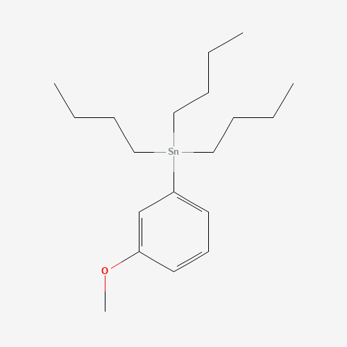 tributyl-(3-methoxyphenyl)stannane (CAS: 122439-11-6) - Chemical Structure and Molecular Formula 