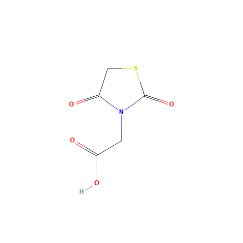 2-(2,4-dioxo-1,3-thiazolidin-3-yl)acetic acid (CAS: 31061-24-2) - Related Chemical Product