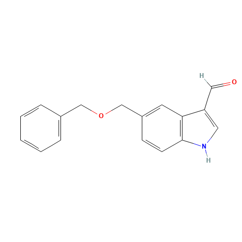 5-(phenylmethoxymethyl)-1H-indole-3-carbaldehyde (CAS: 887575-88-4) - Related Chemical Product